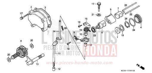 AUSLASSVENTIL CR250RN de 1992